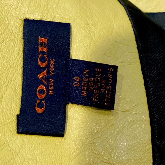 Coach leather skirt. - Picture 1 of 3